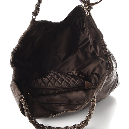 Chanel Metallic Calfskin Baby Coco Cabas Bronze 5 of 10