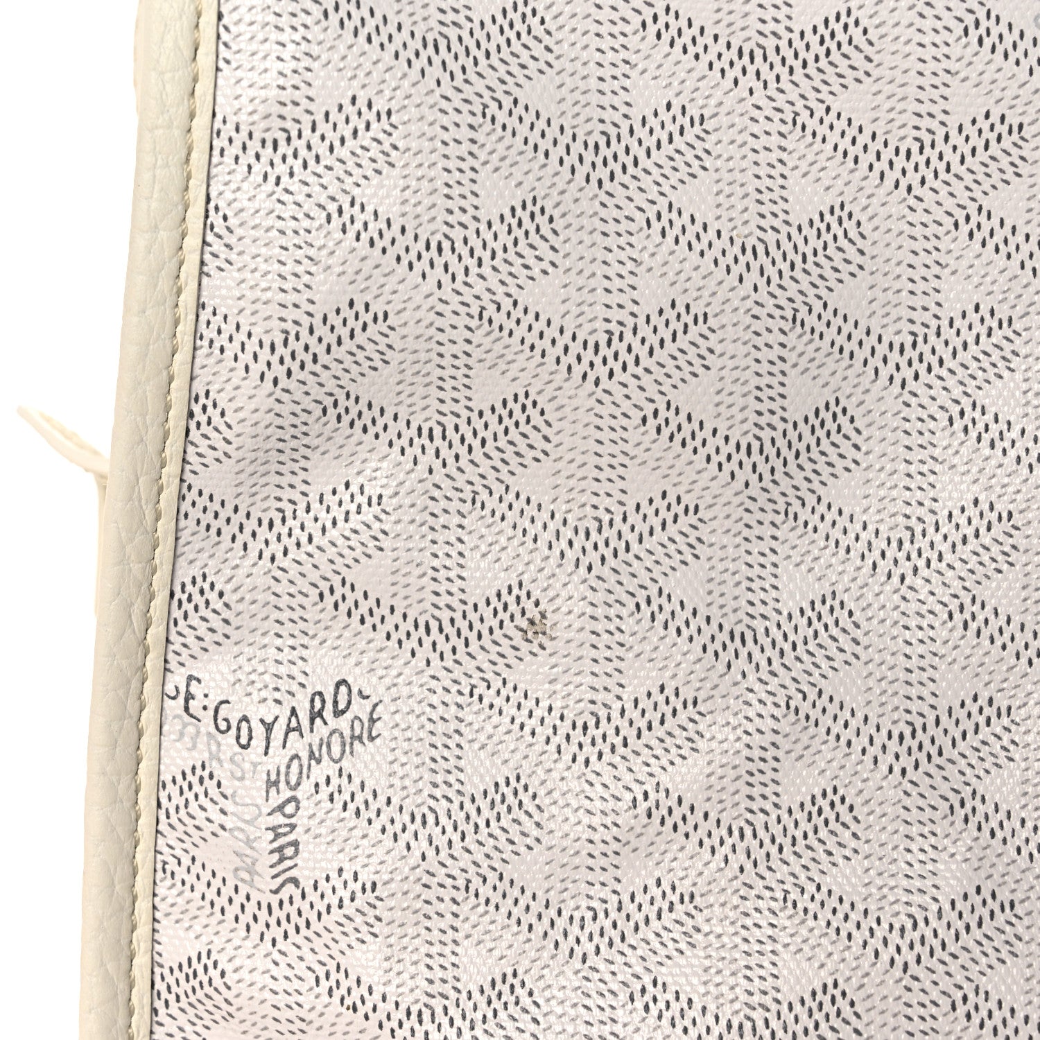 Goyard Goyardine Sac Hardy Pet Carrier PM White 10 of 10