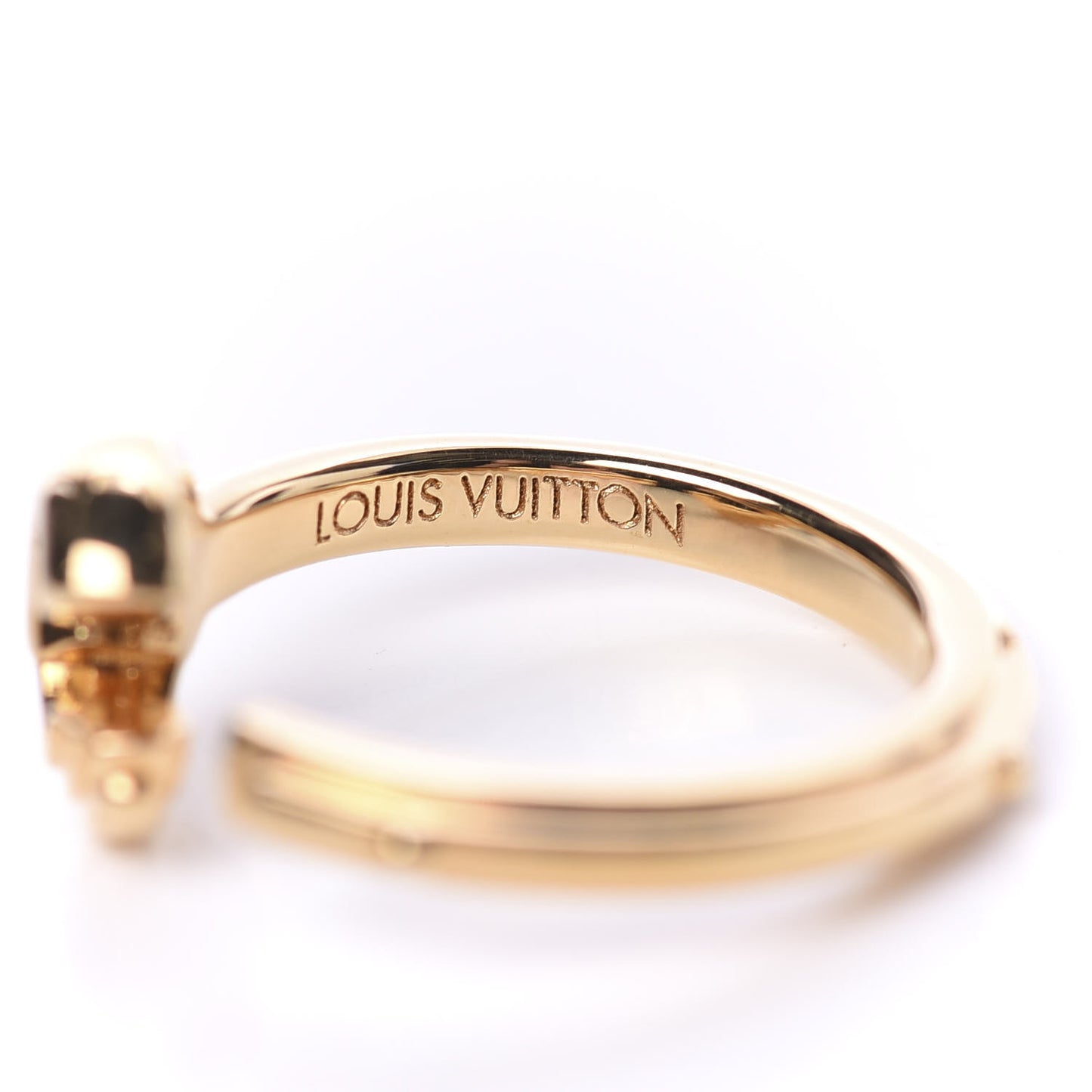 LV And Me Letter E Ring S Gold