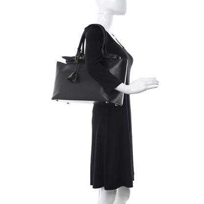 Celine Supple Calfskin Medium Conti Black 2 of 11