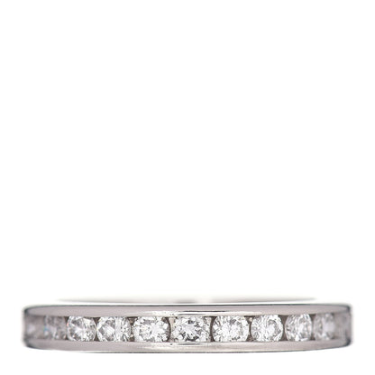 Tiffany Platinum Diamond 3mm Wedding Band Ring 50 5.5 3 of 4