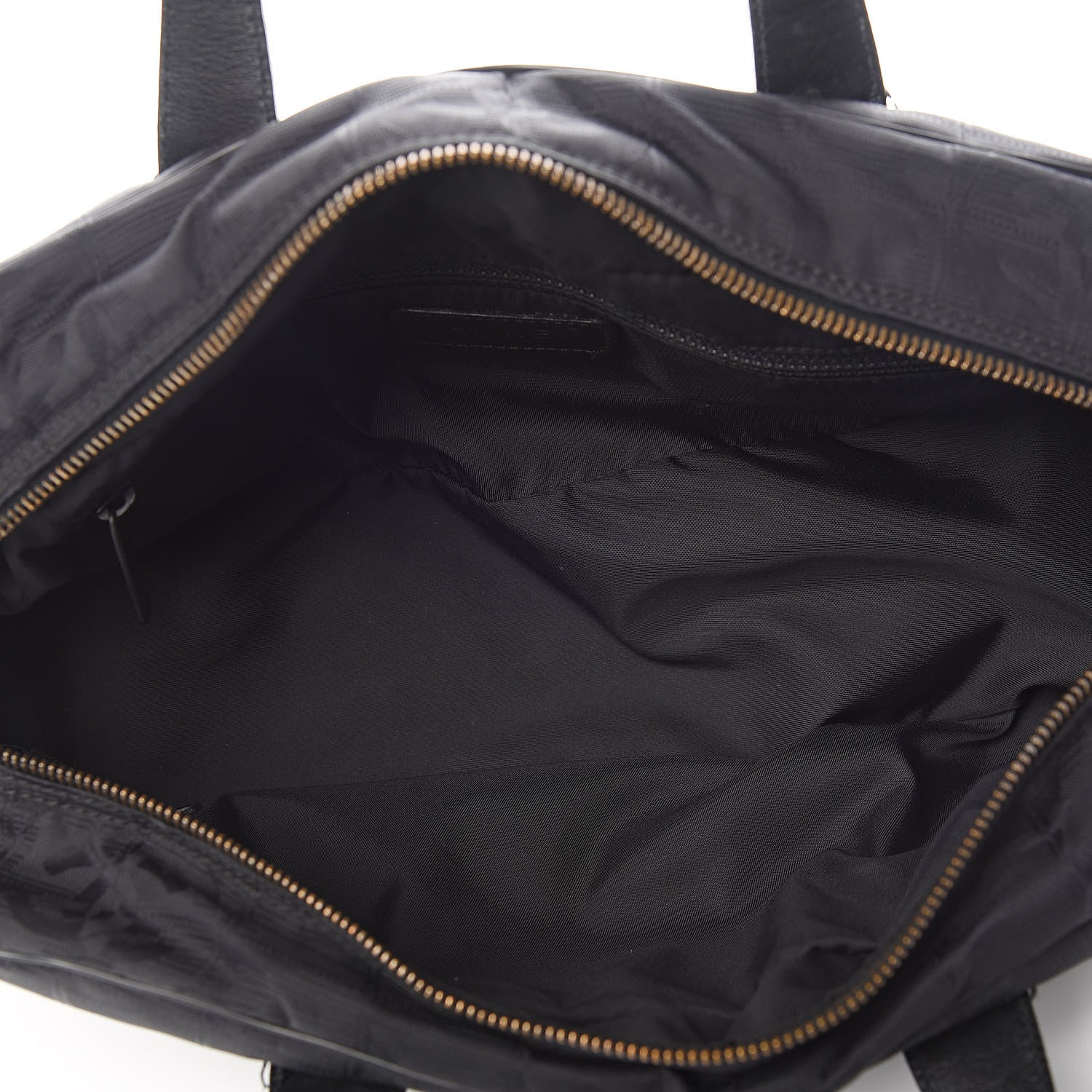 Chanel Nylon Travel Bowler Black 5 of 15