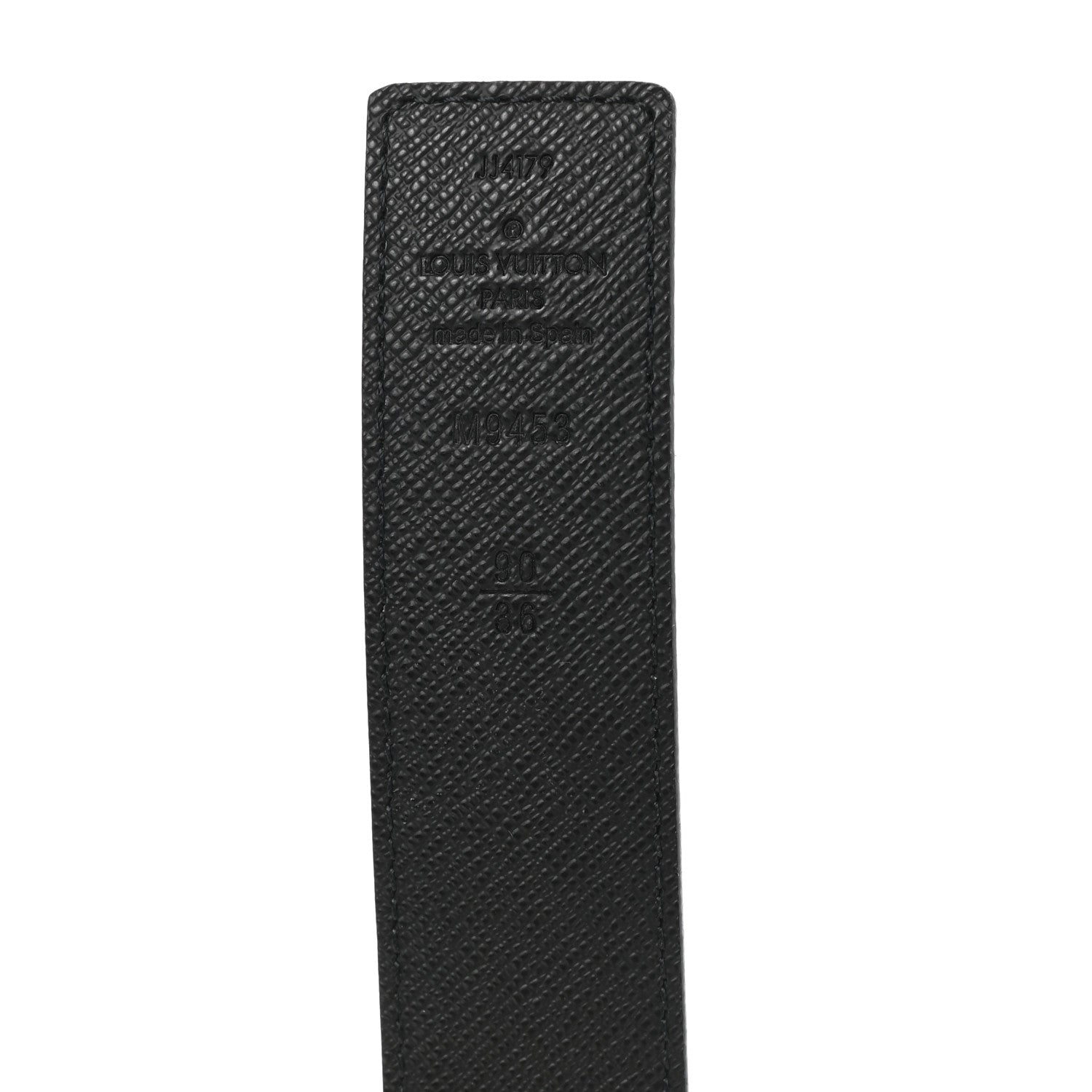 Louis Vuitton Calfskin Monogram 40mm LV Initiales Reversible Belt 90 36 Black 3 of 5