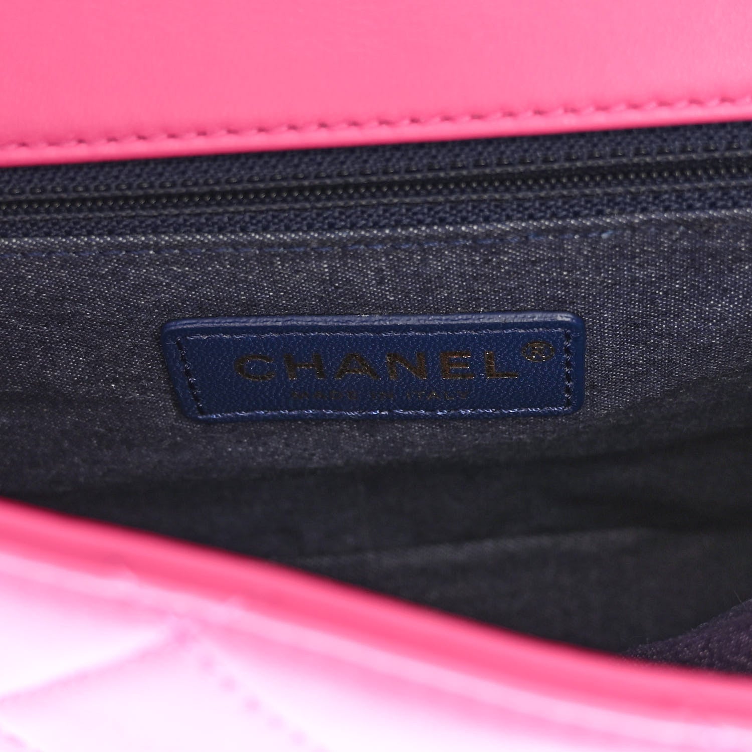Chanel Lambskin Quilted Resin Bi-Color Chain Flap Bag Pink 6 of 9