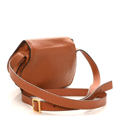 Chloe Calfskin Mini Marcie Round Crossbody Bag Tan 3 of 9