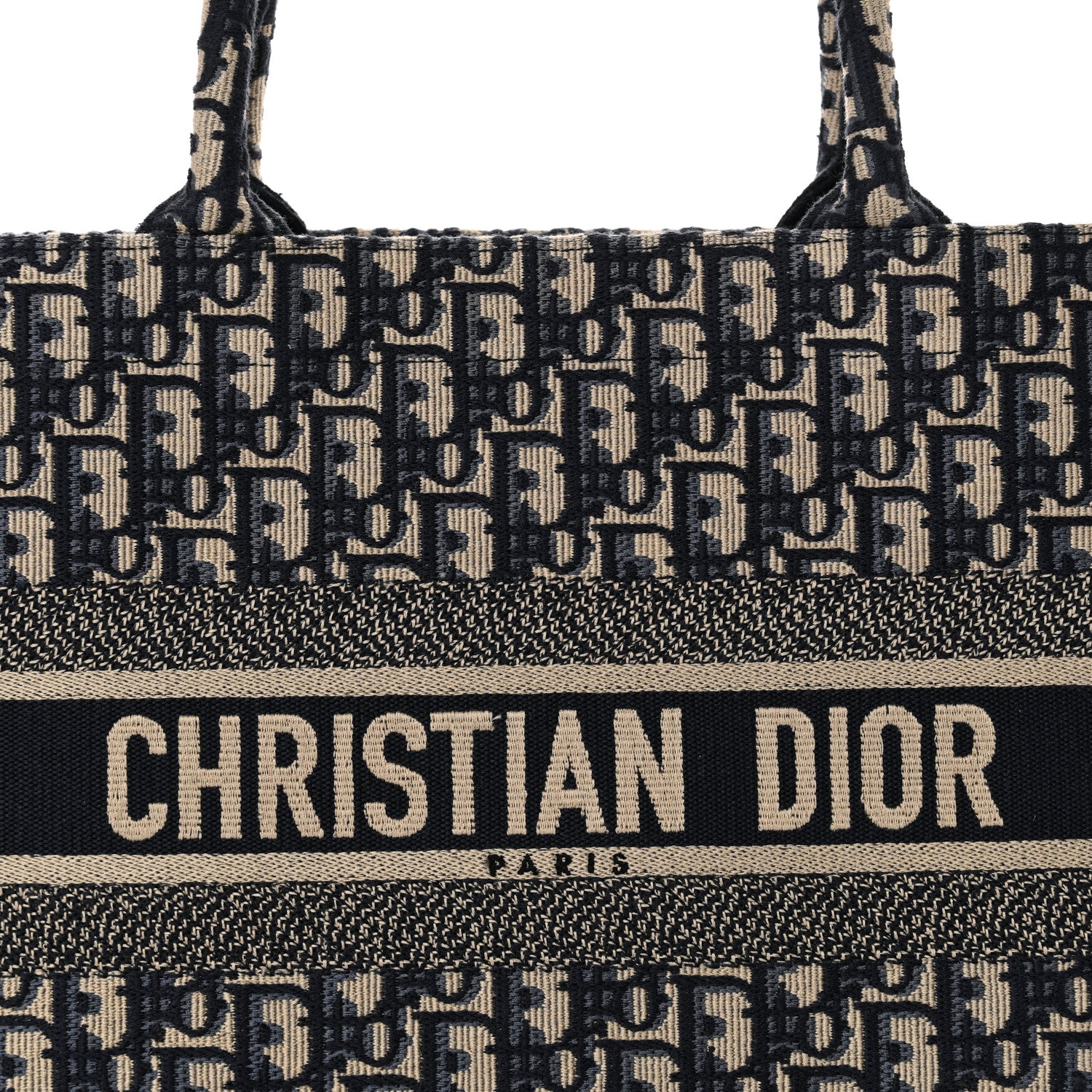 Christian Dior Oblique Medium Book Tote Blue Multicolor 8 of 14