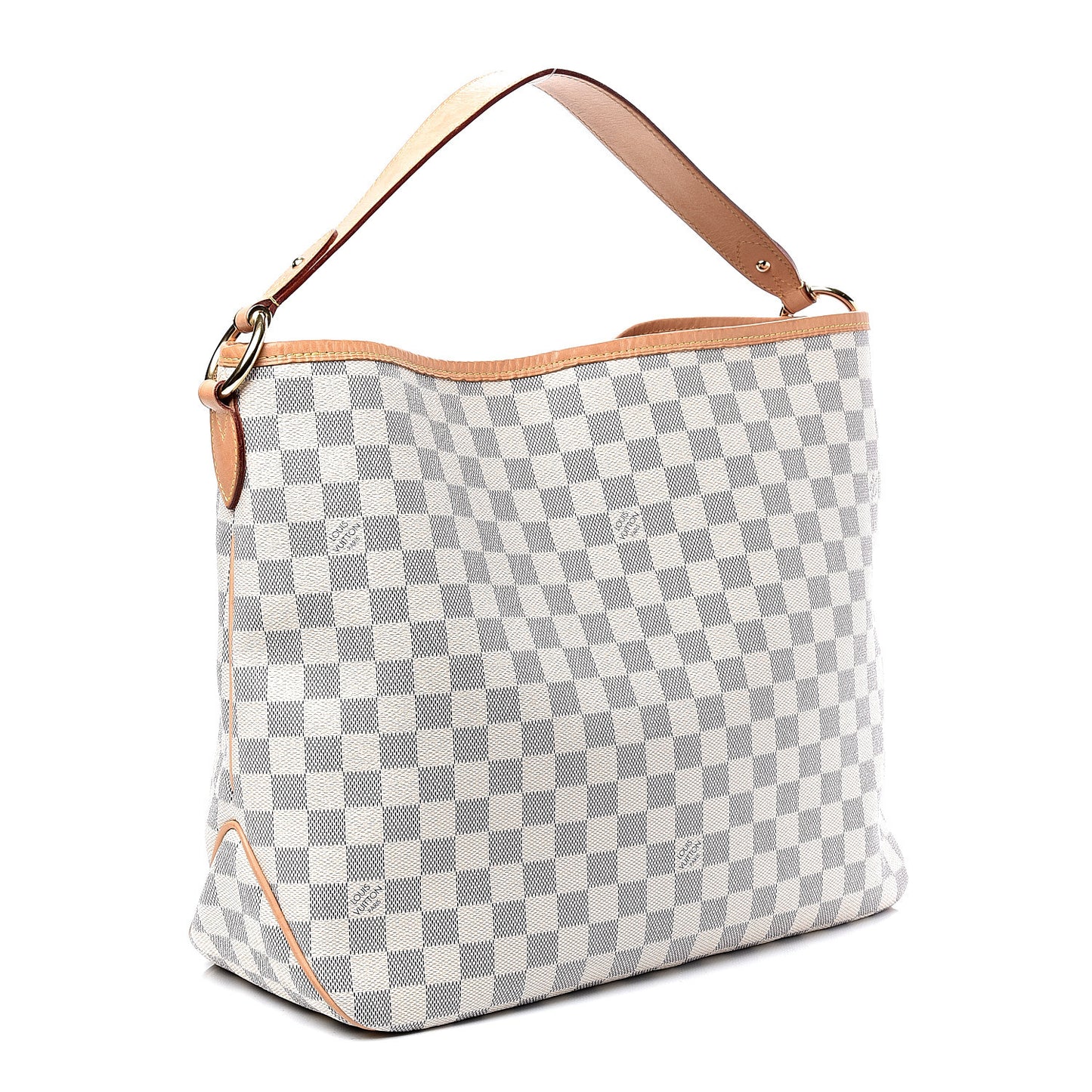 Damier Azur Delightful MM Rose Ballerine