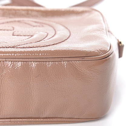 Gucci Vernice Naplack Small Soho Disco Bag Dark Cipria 12 of 14