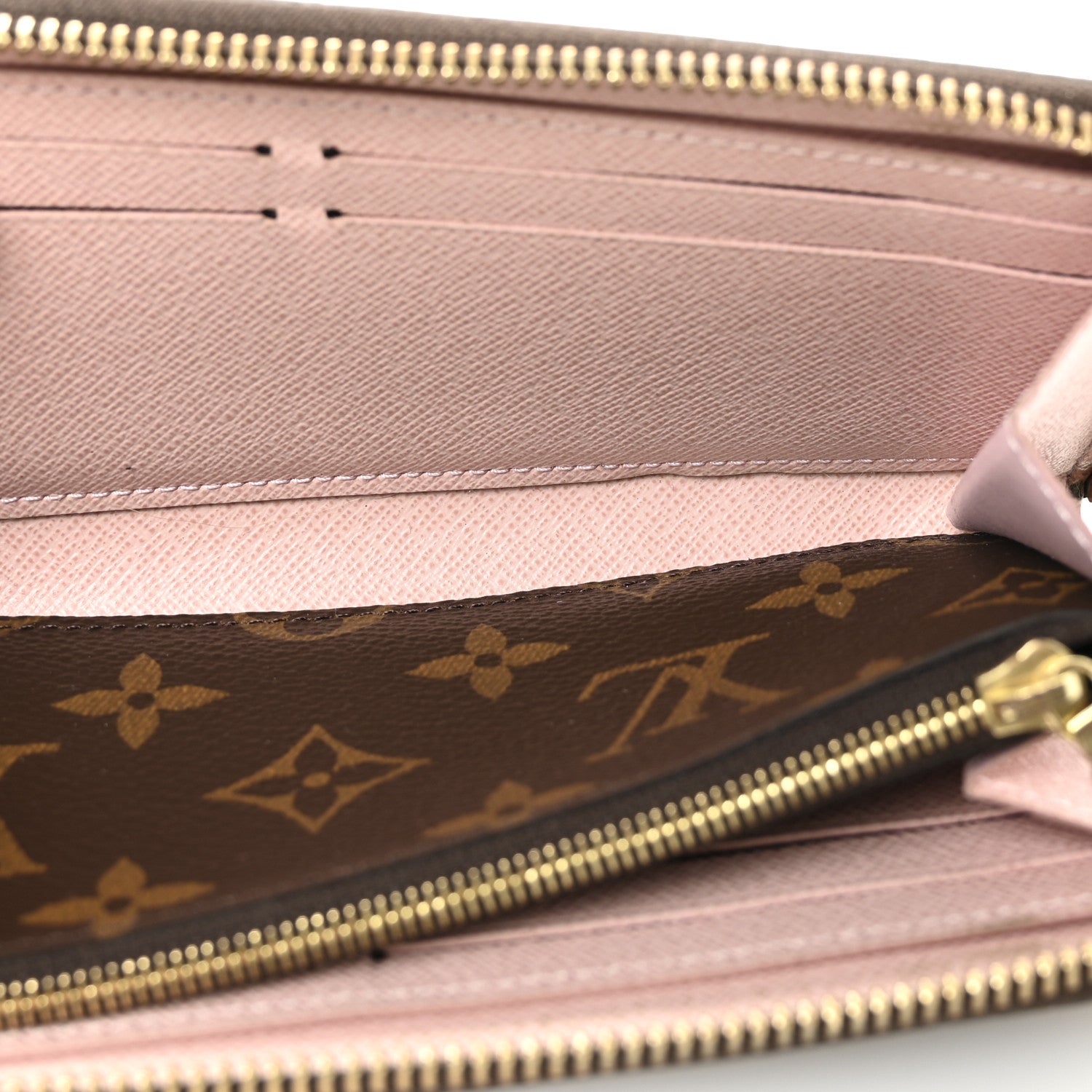 Louis Vuitton Monogram Clemence Wallet Rose Ballerine 5 of 6