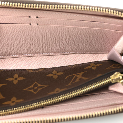 Louis Vuitton Monogram Clemence Wallet Rose Ballerine 5 of 6