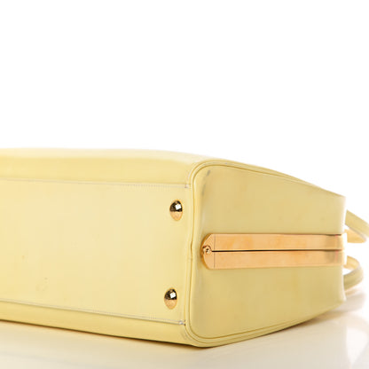 Prada Saffiano Vernice Pyramid Bag White 8 of 15