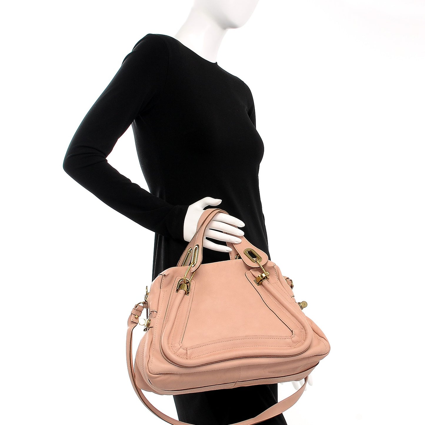 Calfskin Medium Paraty Anemone Pink