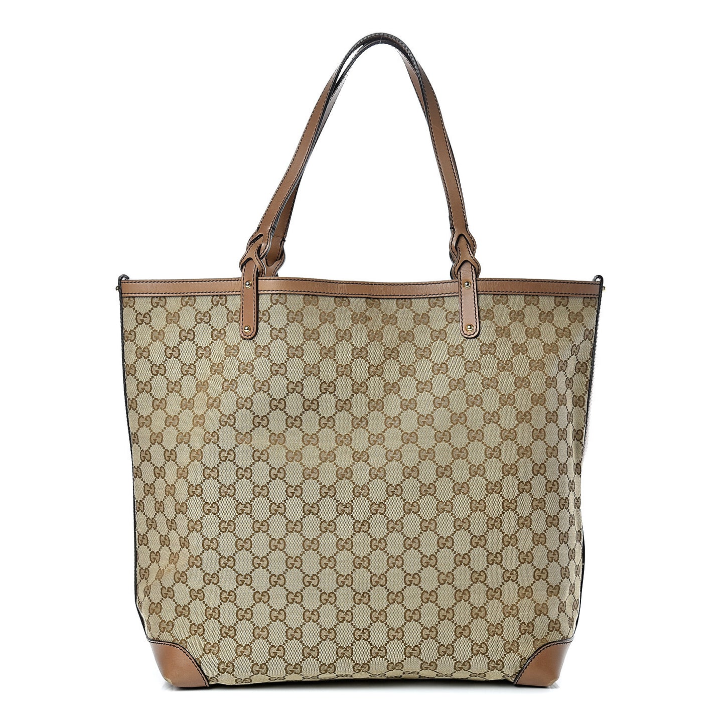 Monogram Large Craft Tote Light Brown