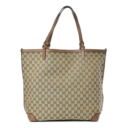 Gucci Monogram Large Craft Tote Light Brown 2 of 16