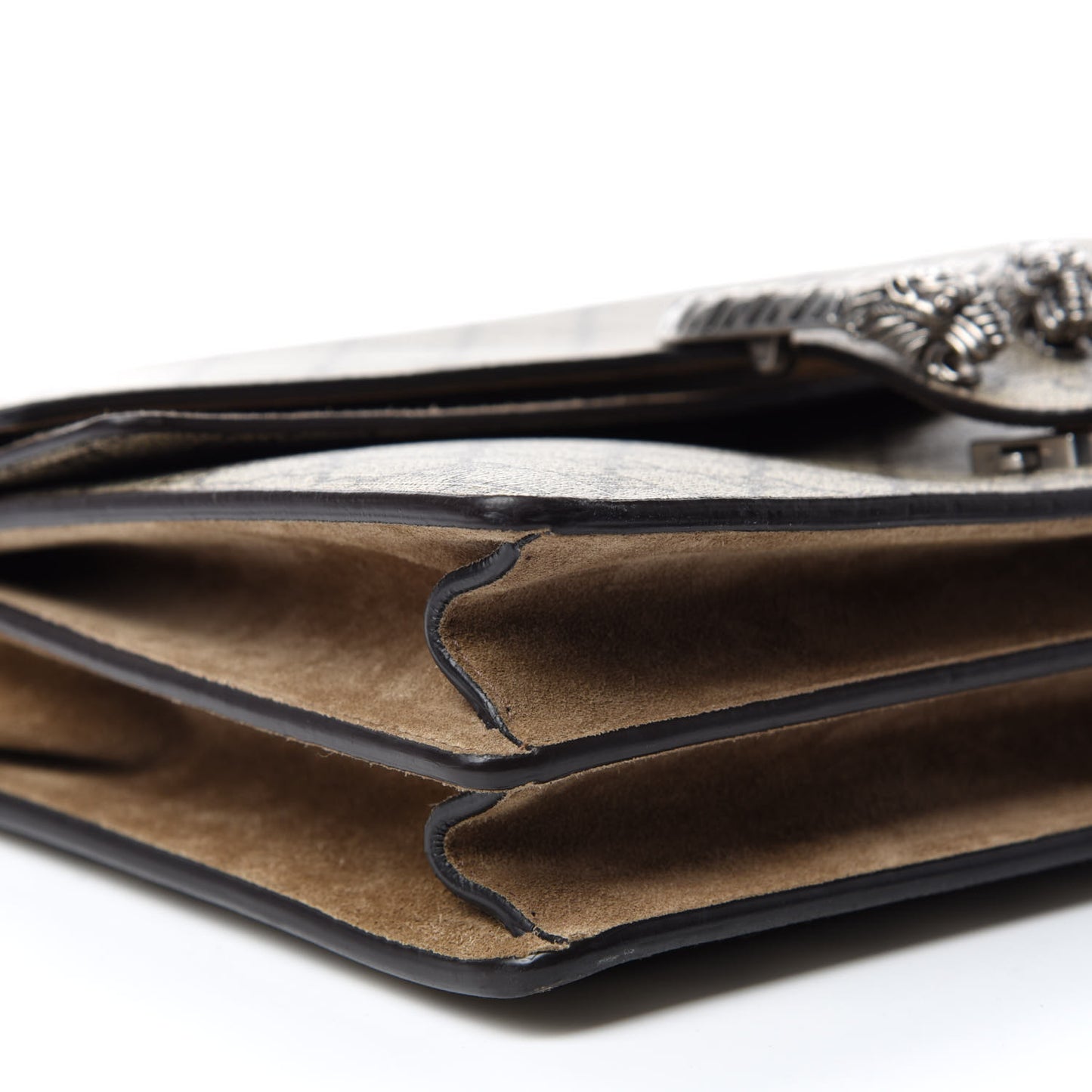 GG Supreme Monogram Medium Dionysus Shoulder Bag Taupe