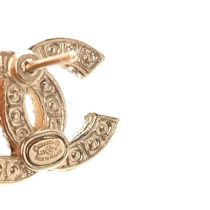 Chanel Pearl CC Earrings Gold 4 of 5