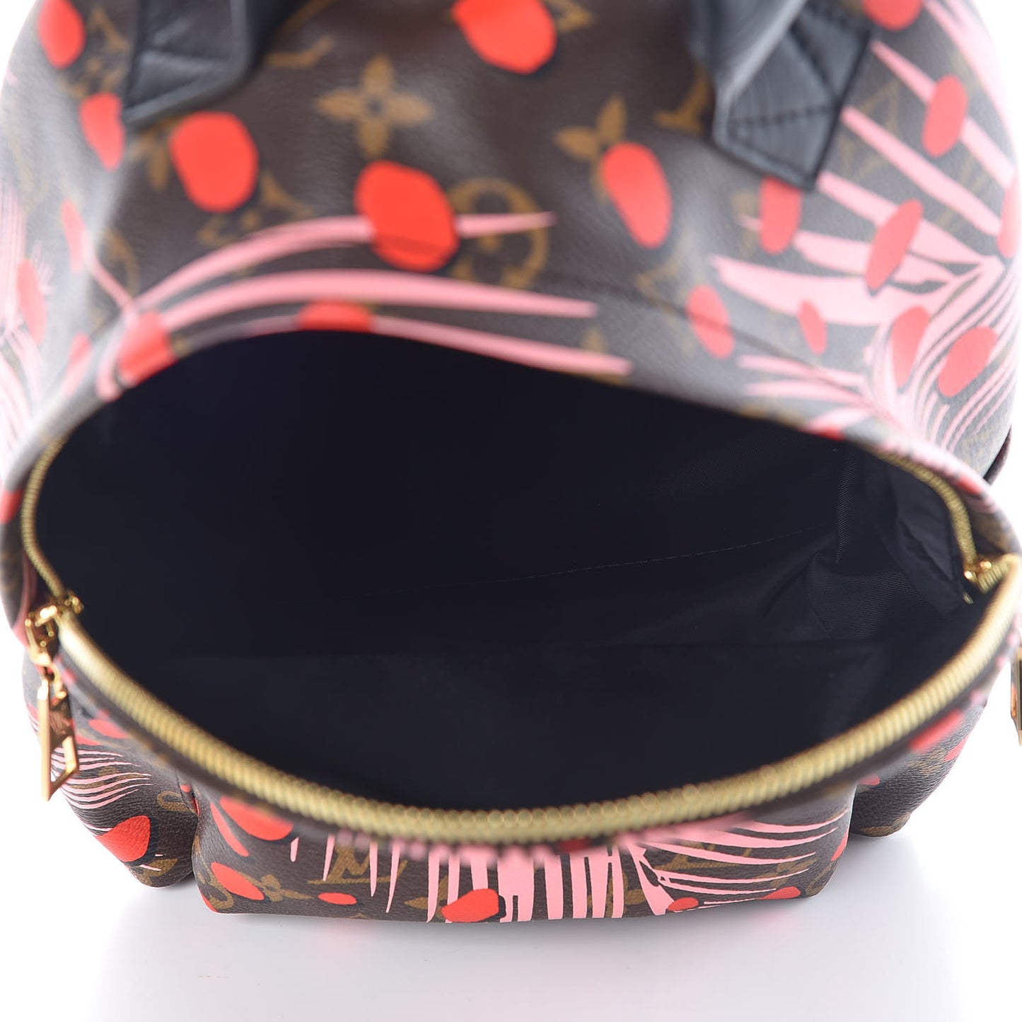 Monogram Jungle Dots Palm Springs Backpack PM Sugar Pink Poppy