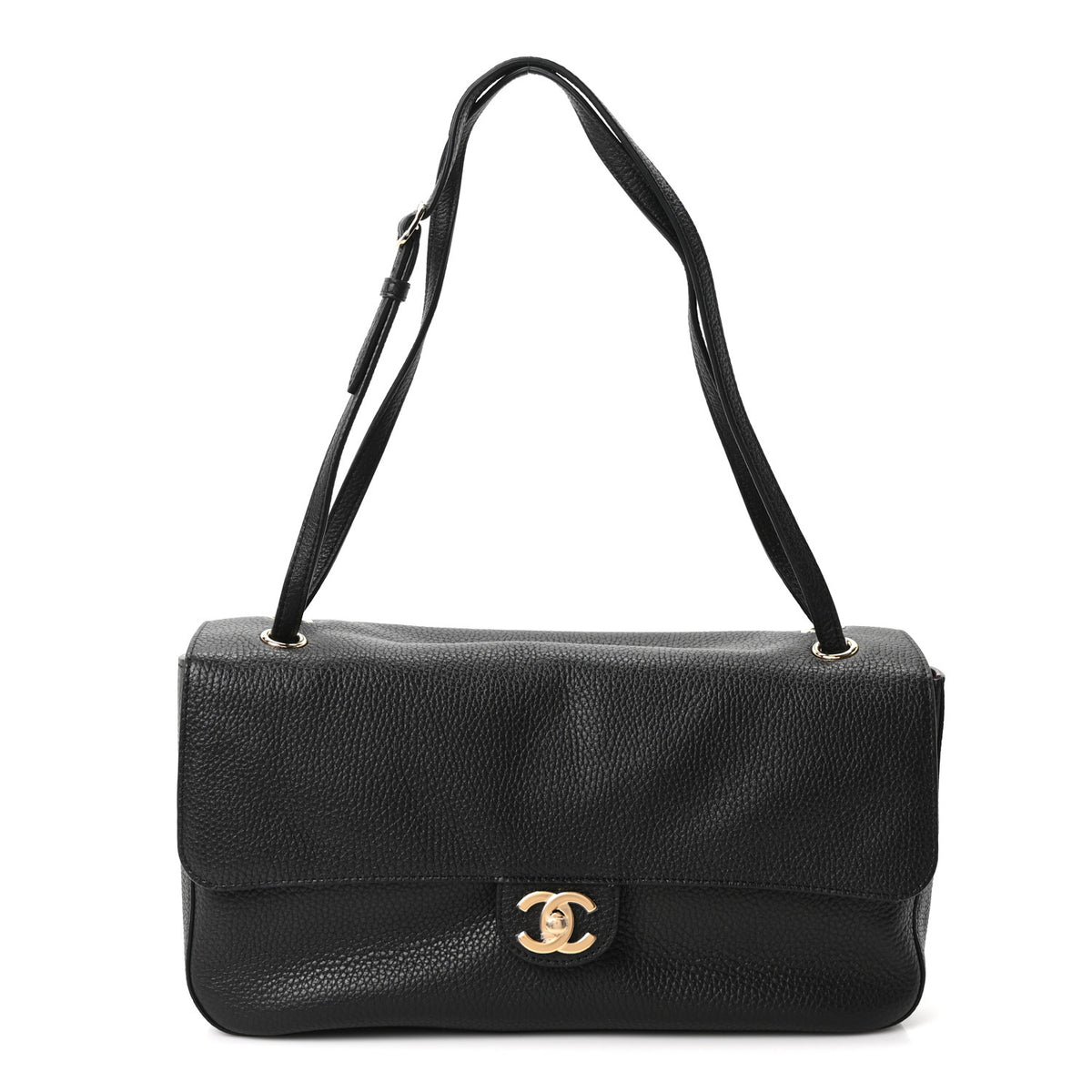 Chanel Grained Calfskin Small Souplissimo Maxi Flap Black 1 of 11