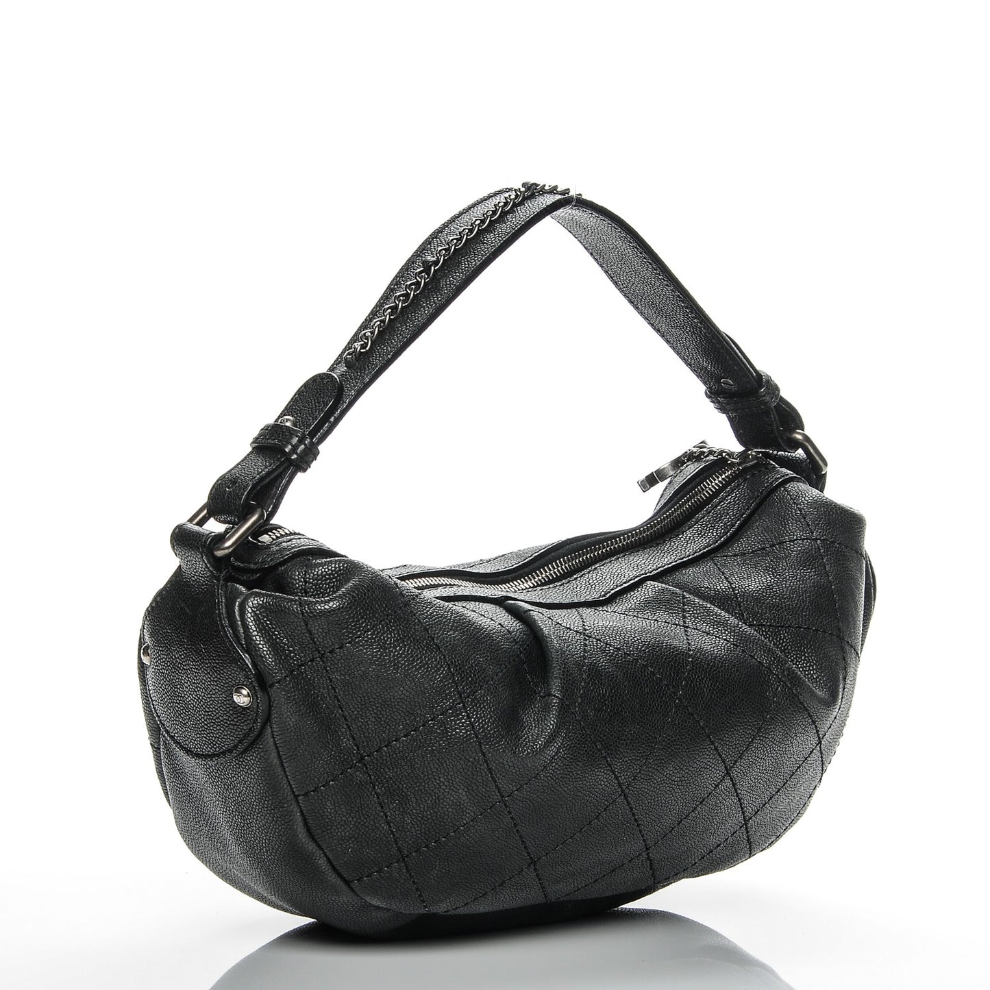 Caviar Small Outdoor Ligne Hobo Black