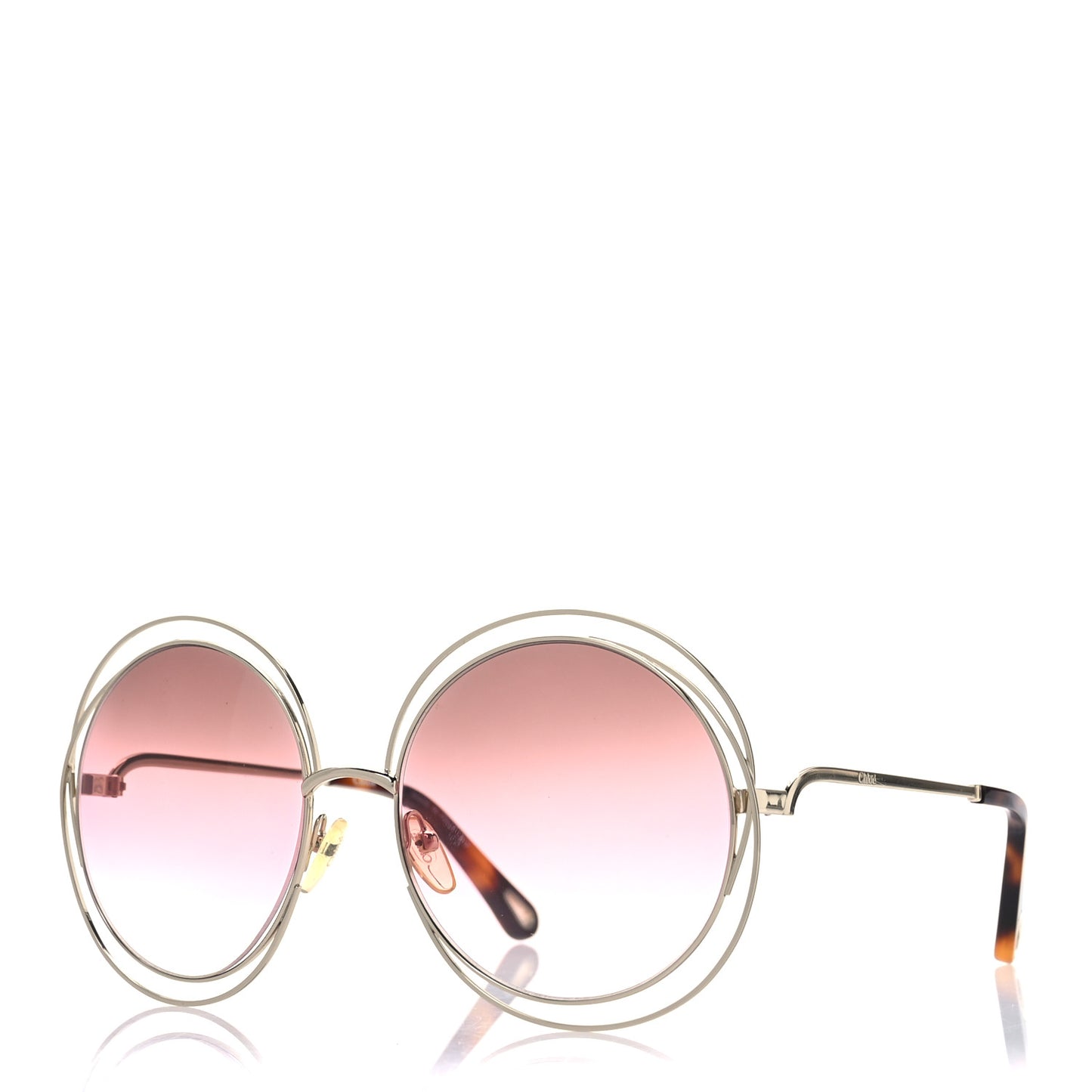 Oversized Round Carlina Oversized Round Sunglasses CE114SD Gold Pink