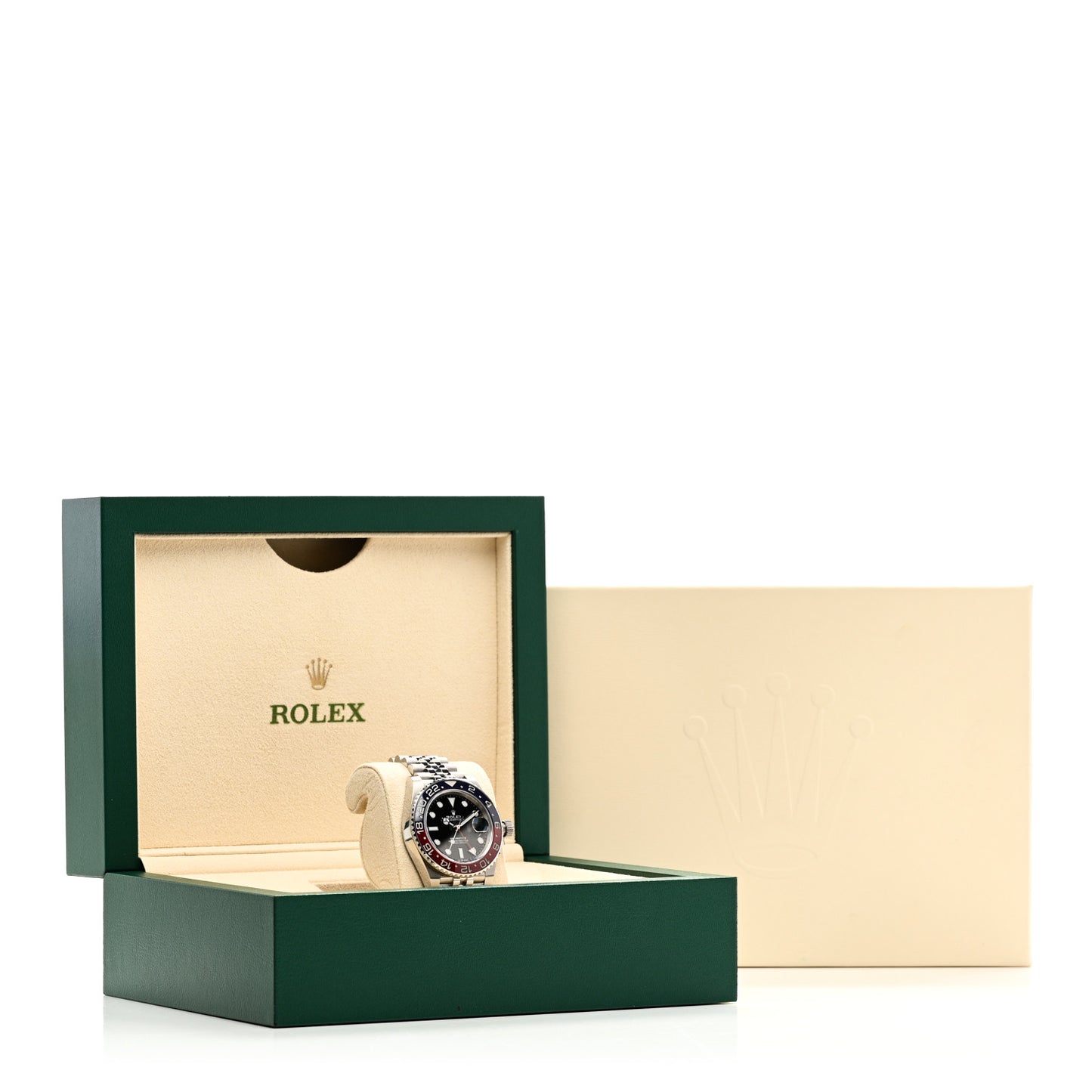 Stainless Steel 40mm Oyster Perpetual Date GMT Master Ⅱ Pepsi Watch 126710BLRO