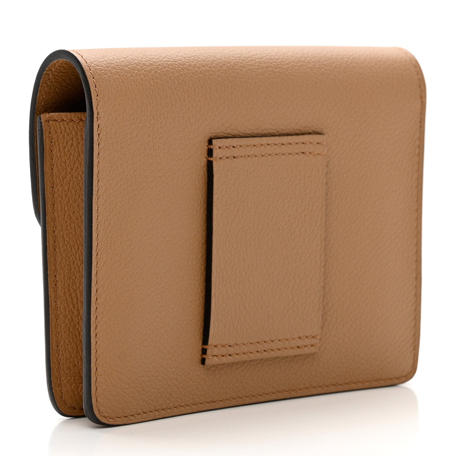 Hermes Evercolor Verso Roulis Slim Wallet Chai Lime 4 of 8