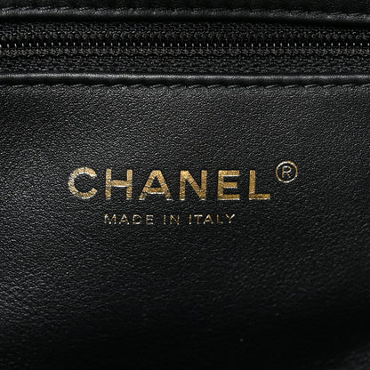 Chanel Shearling Medium Deauville Tote Black 6 of 11