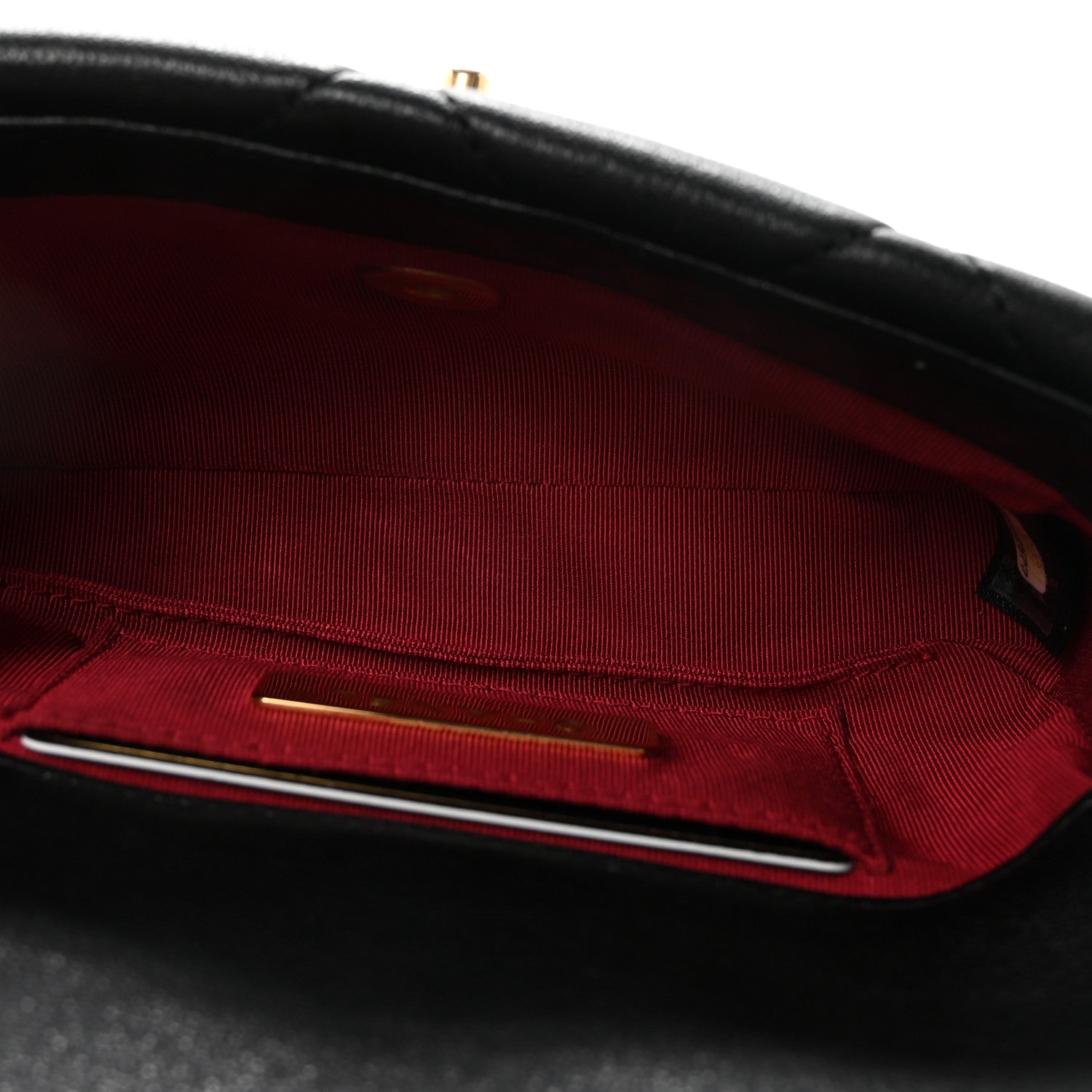 Chanel Goatskin Quilted Chanel 19 Waist Bag Black 5 of 10