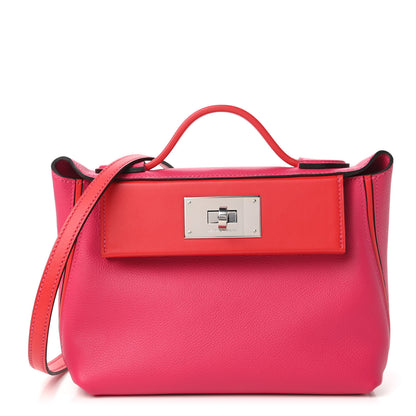 Hermes Evercolor Swift 24/24 21 Rose Mexico Rouge De Coeur 1 of 12