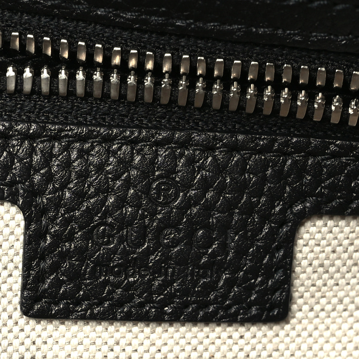 Gucci Piuma Calfskin Jumbo GG Embossed Messenger Bag Black 6 of 10