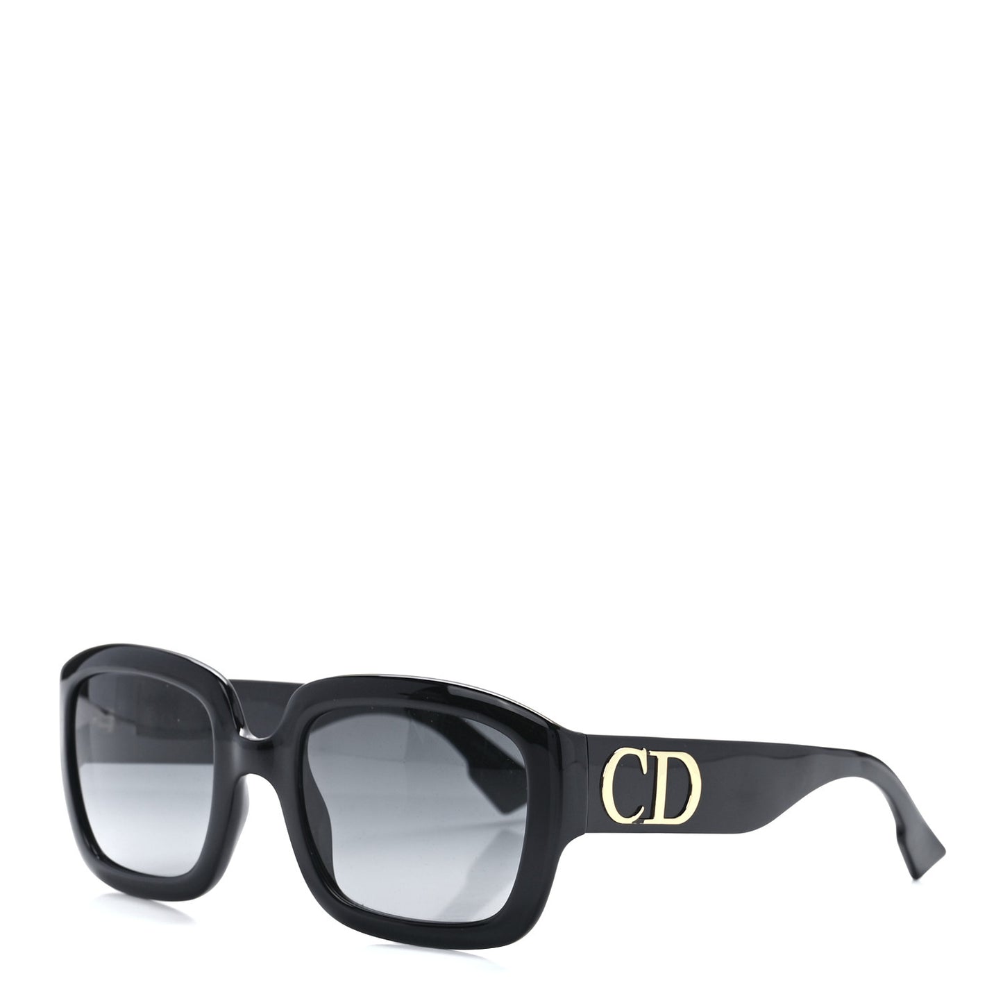 Acetate DDior Square Sunglasses Black
