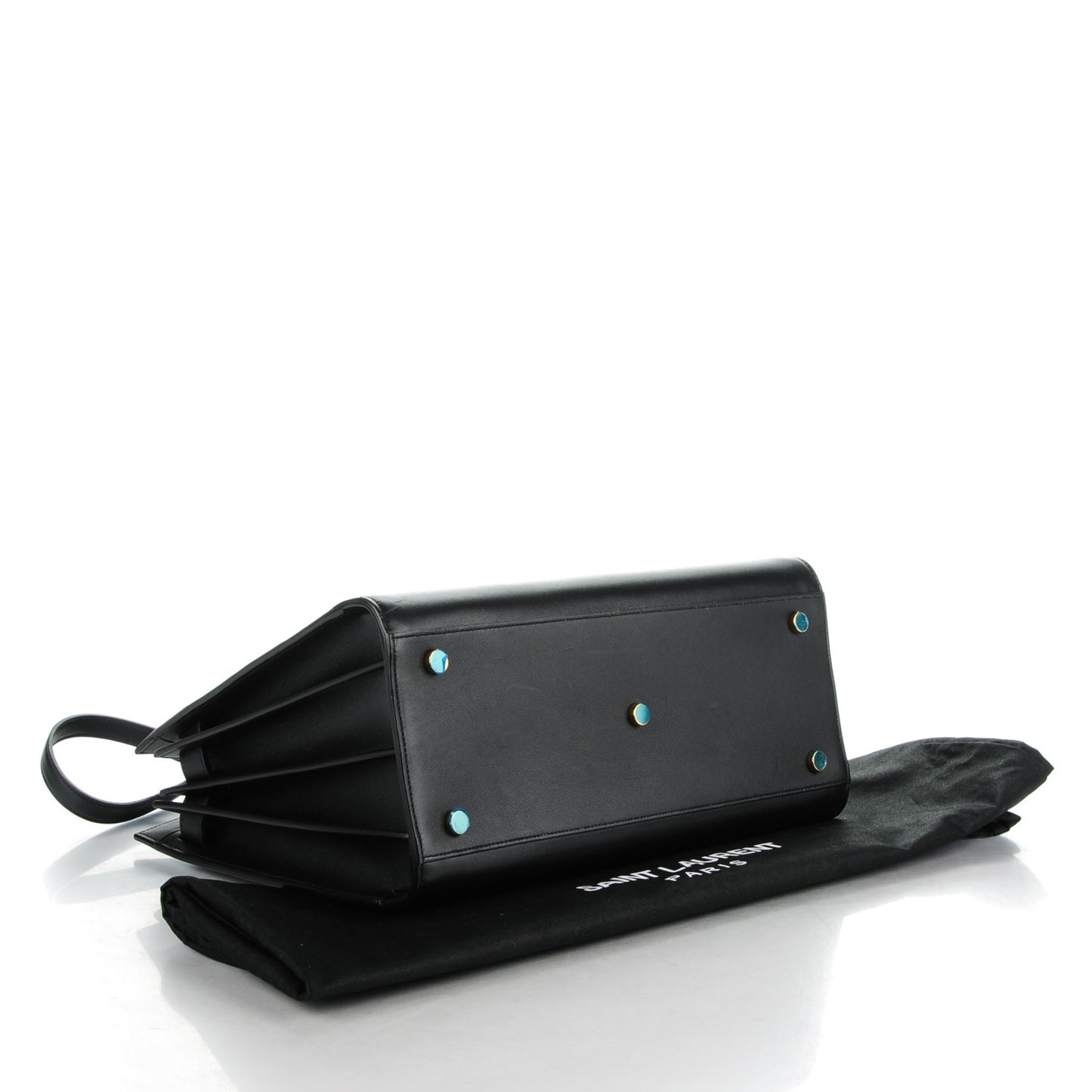 Calfskin Small Sac De Jour Black
