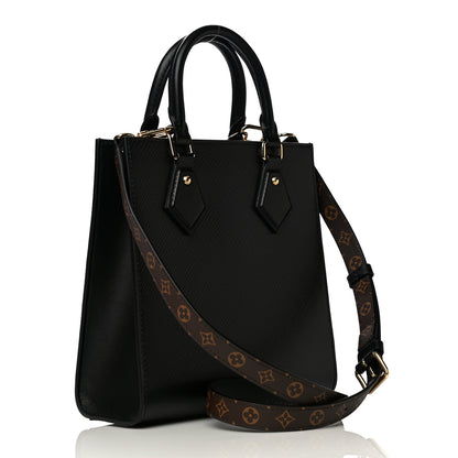 Louis Vuitton Epi Sac Plat BB Black 3 of 11