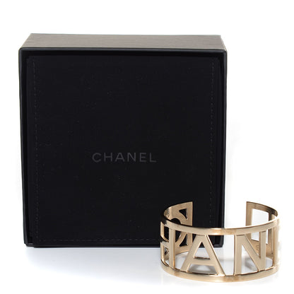 Chanel Metal Logo Cuff 5 of 5