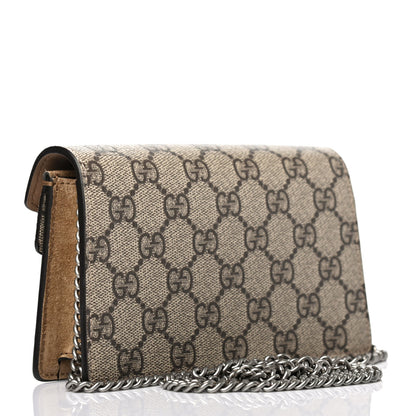 Gucci GG Supreme Monogram Super Mini Dionysus Shoulder Bag Taupe 2 of 4