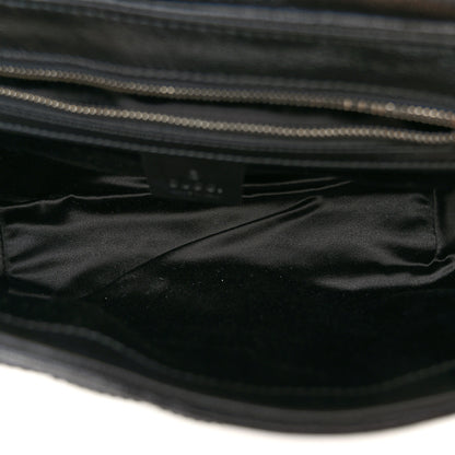 Gucci Sequin Matelasse Small GG Marmont Shoulder Bag Black 5 of 10