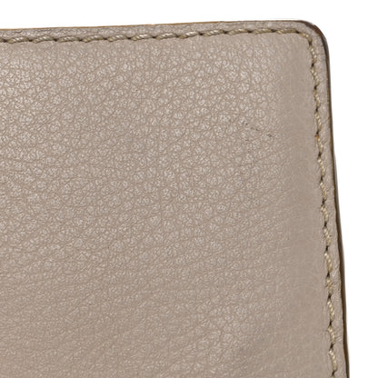Chloe Grained Calfskin Marcie Square Wallet Abstract White 9 of 10