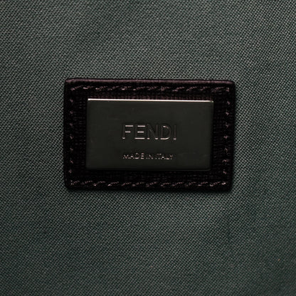 Fendi Vitello Elite Cuoio Monster Buggies Medium Roll Tote Zaffire Black Multicolor Lago 5 of 11