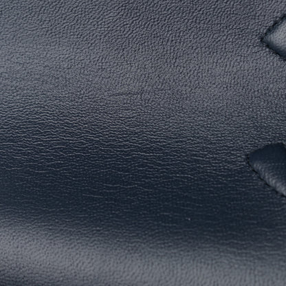 Chanel Caviar Quilted Medium Double Flap Navy 10 of 13
