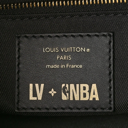 Louis Vuitton X NBA Calfskin Monogram Embossed Cloakroom Dopp Kit Black 5 of 7