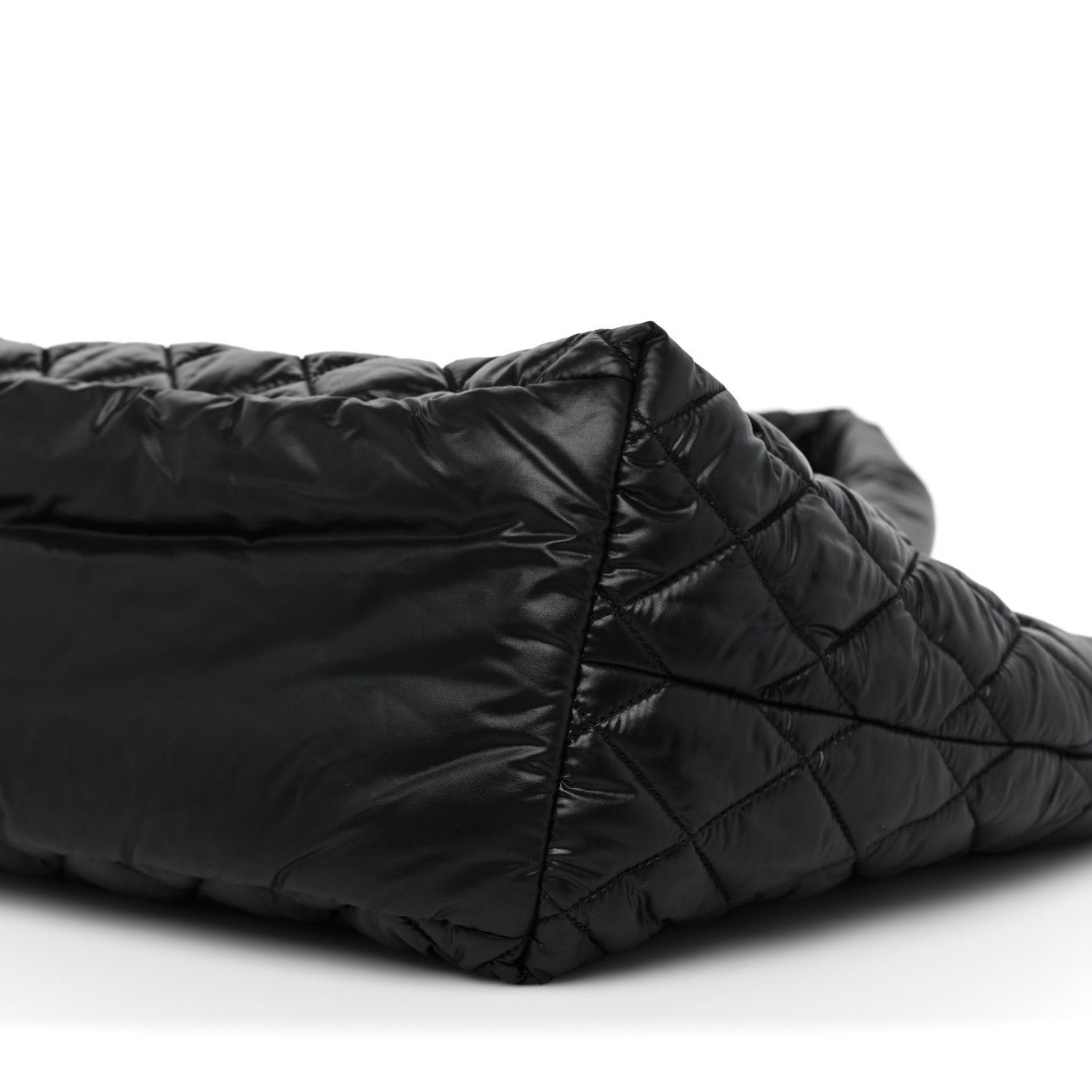 Chanel Nylon Quilted Small Coco Cocoon Tote Black 8 of 10