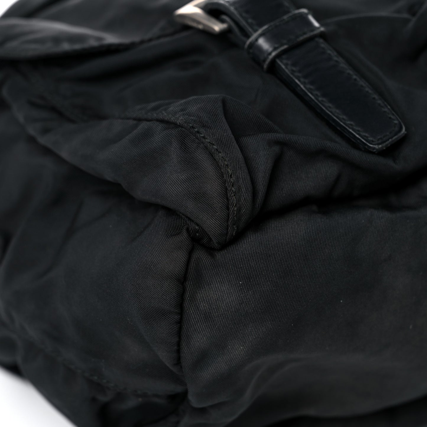 Nylon Vela Medium Backpack Black