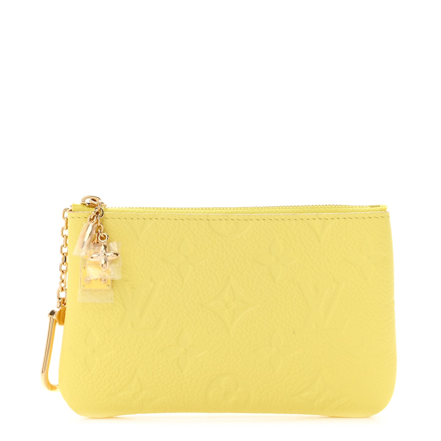 Empreinte Monogram Key Pouch S Sunflower Yellow