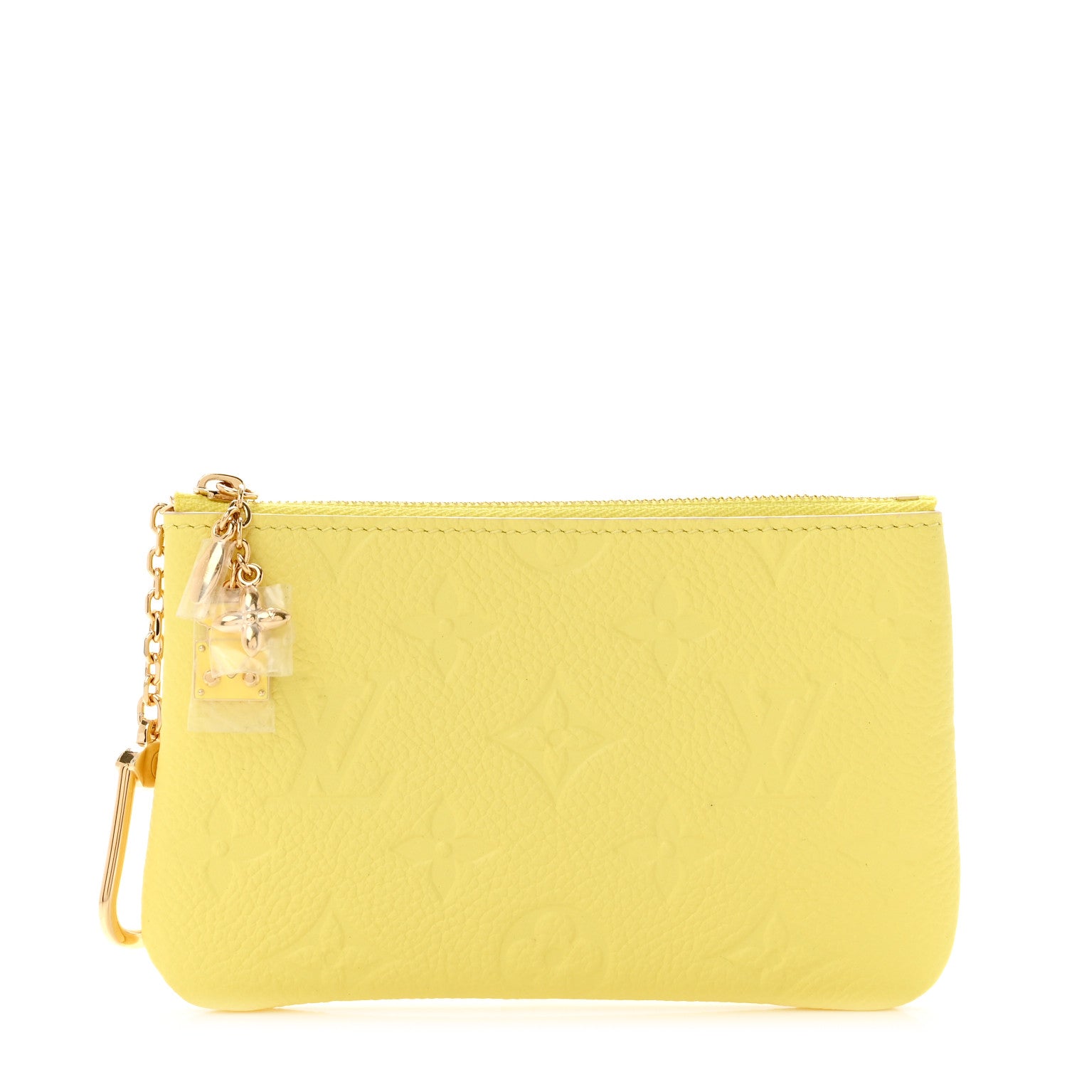 Louis Vuitton Empreinte Monogram Key Pouch S Sunflower Yellow 1 of 7