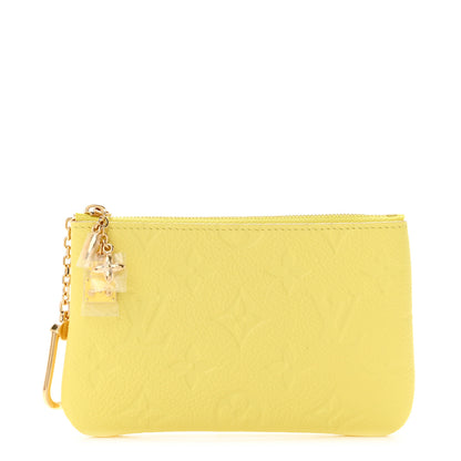Louis Vuitton Empreinte Monogram Key Pouch S Sunflower Yellow 1 of 7