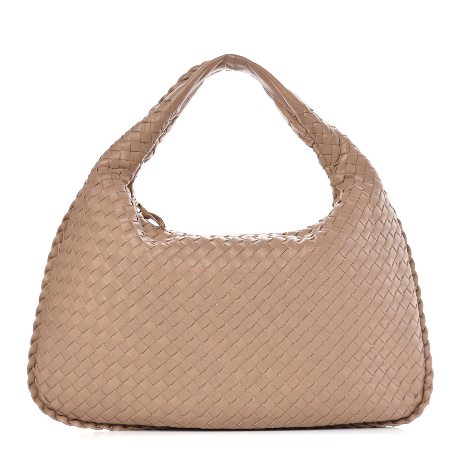 Nappa Intrecciato Medium Veneta Hobo Maple
