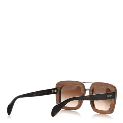 Prada Wooden Malabar Sunglasses SPR30R Canaletto Tortoise 4 of 10