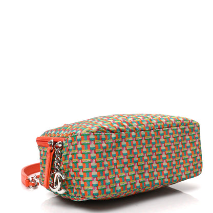 Chanel Rubber Quilted Lambskin Coco Rain Camera Bag Orange 7 of 14