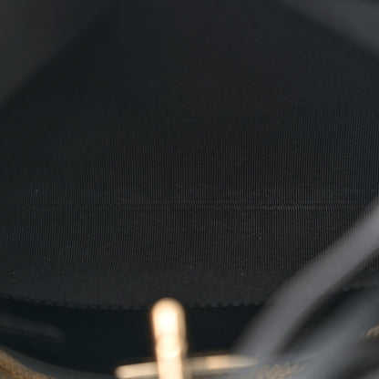 Chanel Shiny Crumpled Calfskin Quilted Mini 31 Shopping Bag Black 5 of 11