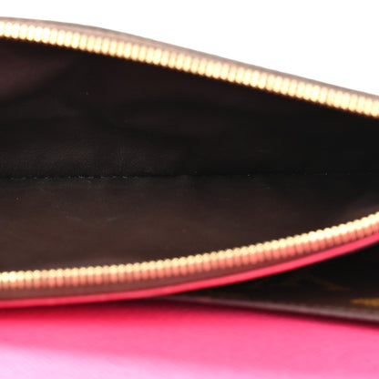 Louis Vuitton Monogram Emilie Wallet Fuchsia 6 of 11